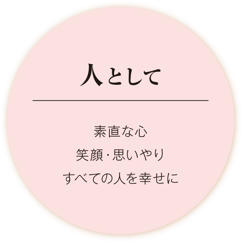 人として