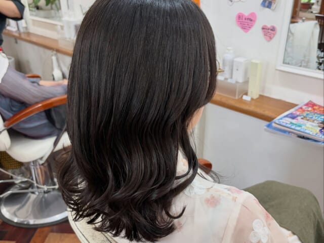 ⁡ ⁡ ミディアムヘアの巻き髪 ⁡ ................................................................................... ⁡ 〇ヘアセット 〇お呼ばれヘア 〇ボブ
